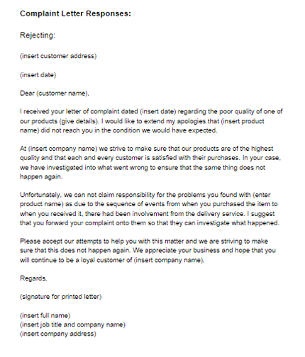 Writing A Letter Of Complaint To A Company