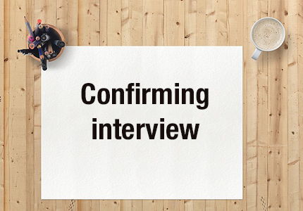 Confirmation Letter For Interview from justlettertemplates.com
